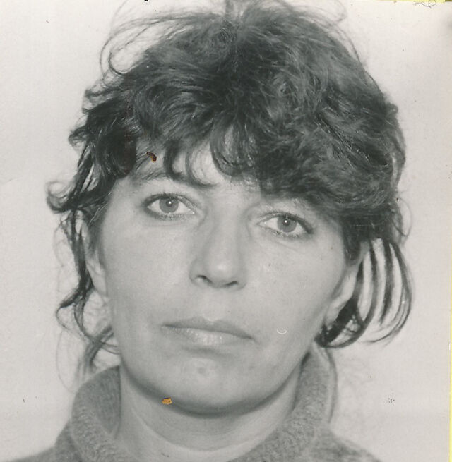 Jana Šmídová v 80. letech. Zdroj: archiv pamětnice
